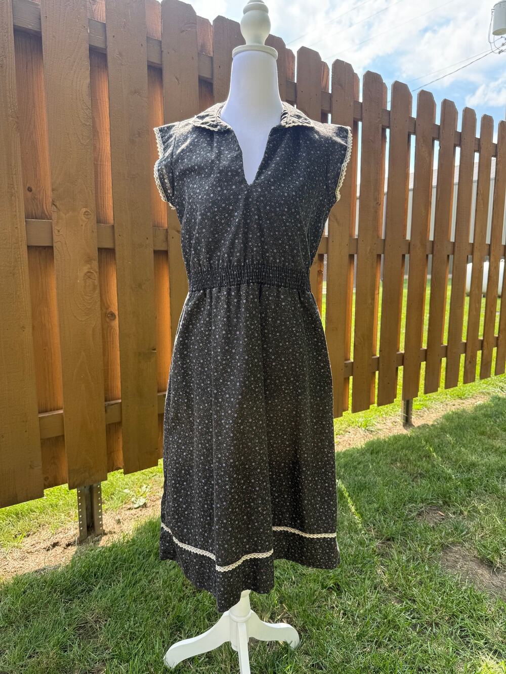 OOPS California Vintage Prairie Dress 70s Size 5/6